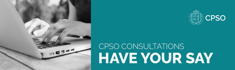 CPSO Consultation Banner